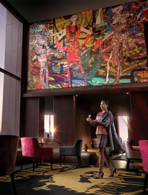 Luxury hotel interior